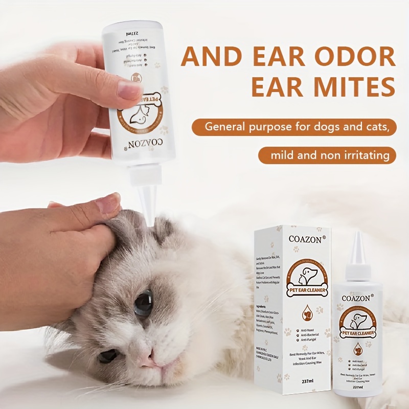 Coconut oil clearance dog ear mites