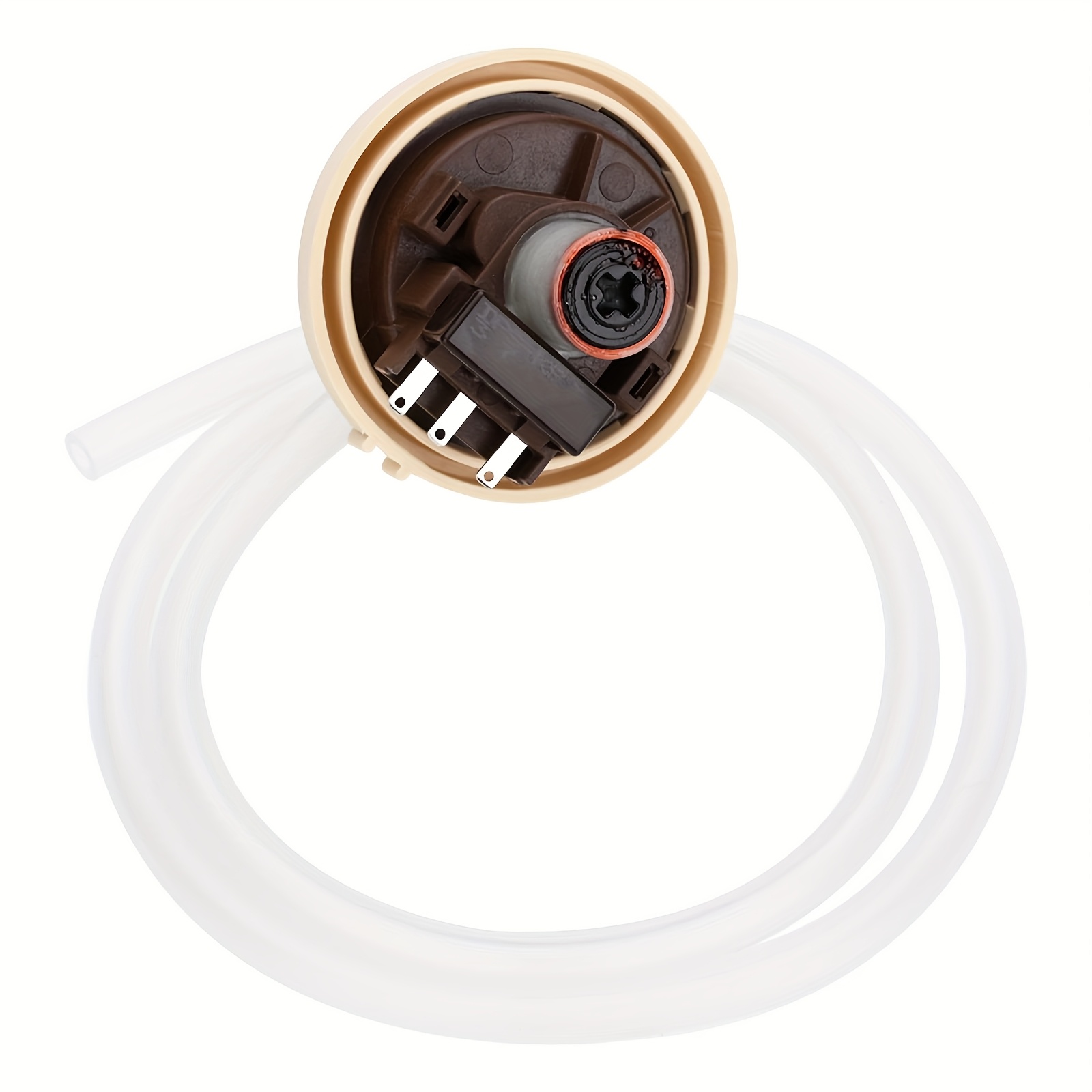 1x Interruptor de Presión de Nivel de Agua PFCKE Compatible y Reemplazo Directo para WA400PJHDWR, WA40J3000AW, WA45K7600AW, WA5471ABP/XAA, WA456DRHDWR - Sensor de Presión para Lavadora, Reemplaza PD00002248, PS4217081, EAP4217081