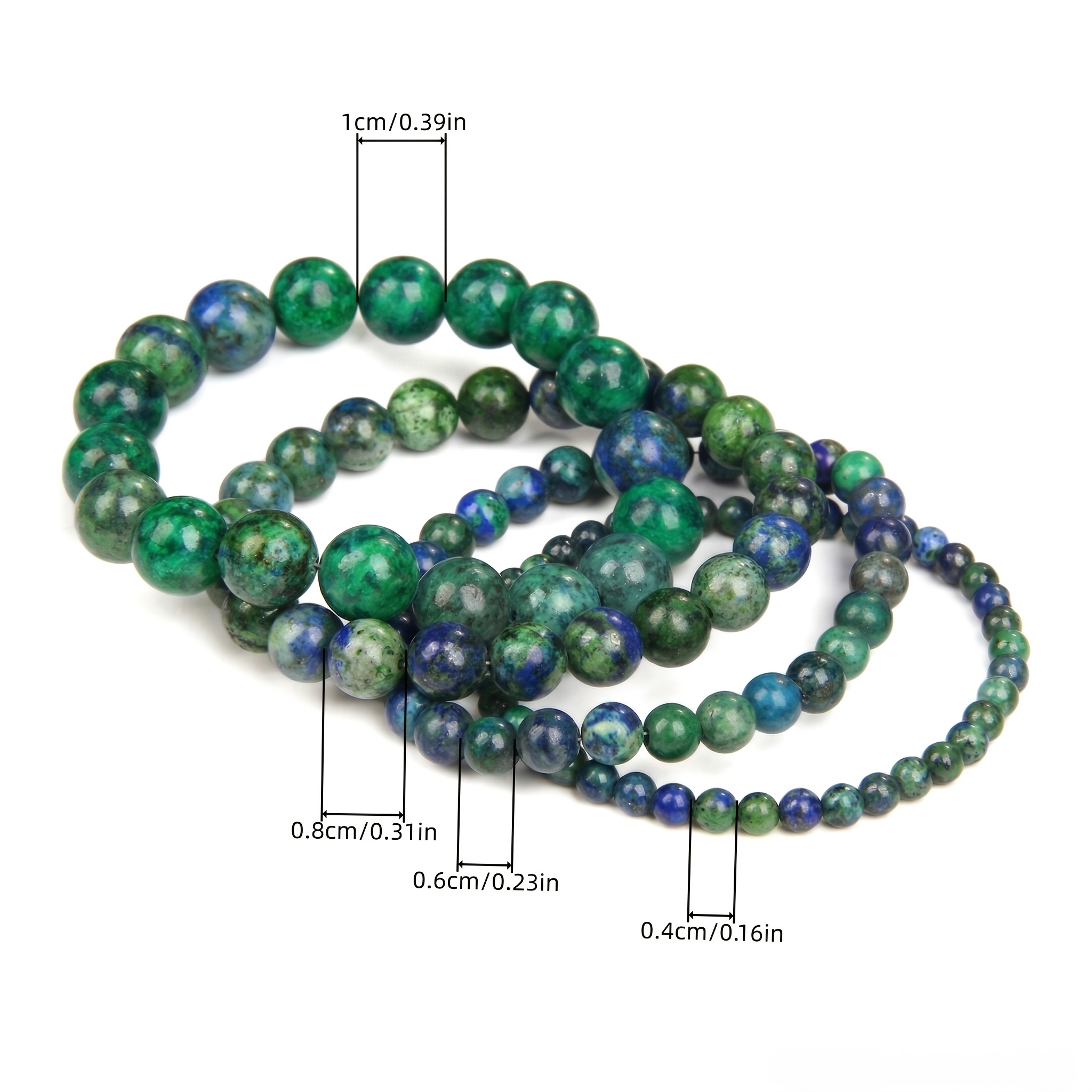 TEMU 4pcs Phoenix Beaded Bracelet Set: For Men And Women Pursuing A Bohemian Style, Crystal Enthusiasts, Gift Buyers; Includes 4pcss Beaded Bracelets
