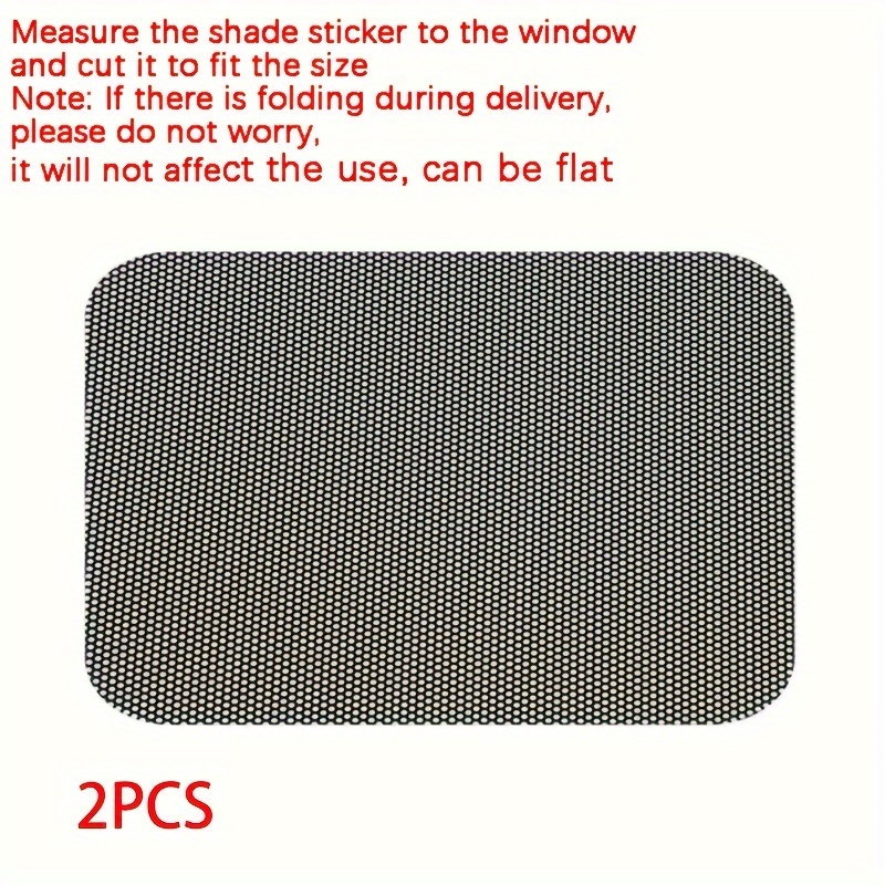 TEMU 2pcs Car Side Window Sunshades - Keep Your Car Cool & Private With Static Cling Films!