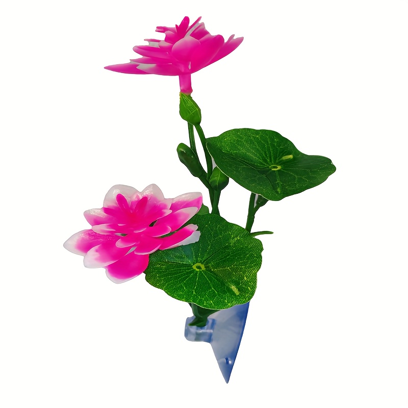 Aquarium Artificial For Lotus Leaf Decoration With Suction Cups, Providing A Resting And Spawning Spot For Betta Fish
