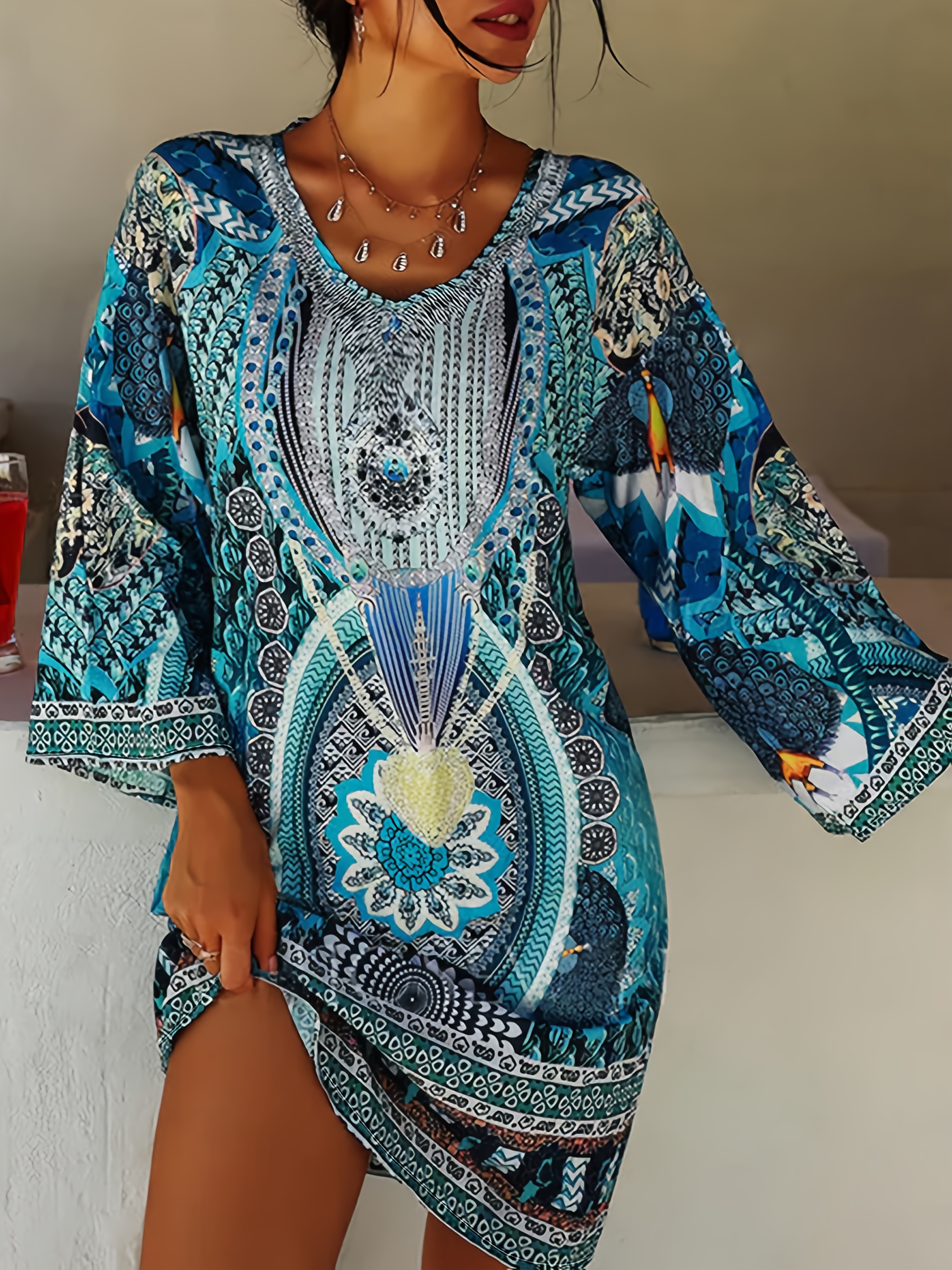 green emerald velvet dress Women Loose Fitting Dresses Irregular Summer Dresses  SimpleLinenLife