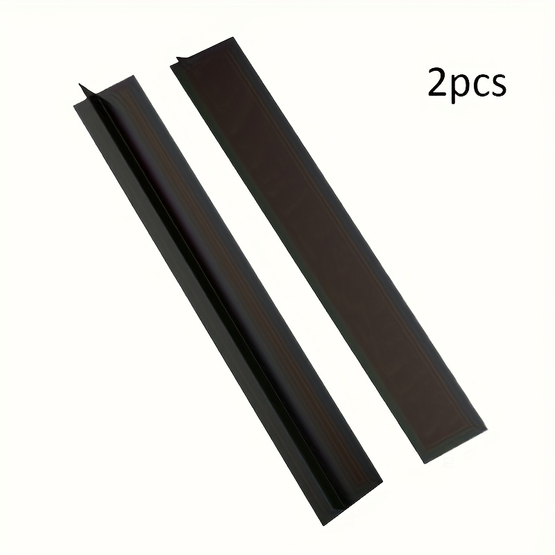 2 pack t shaped silicone sealing strip high temperature   21 inches easy to   not easy to stain suitable for kitchen countertops ovens dishwashers white black