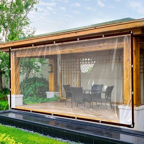 versatile transparent tarp waterproof uv resistant dustproof for sunshade winter plant protection greenhouse use rainproof garden cover