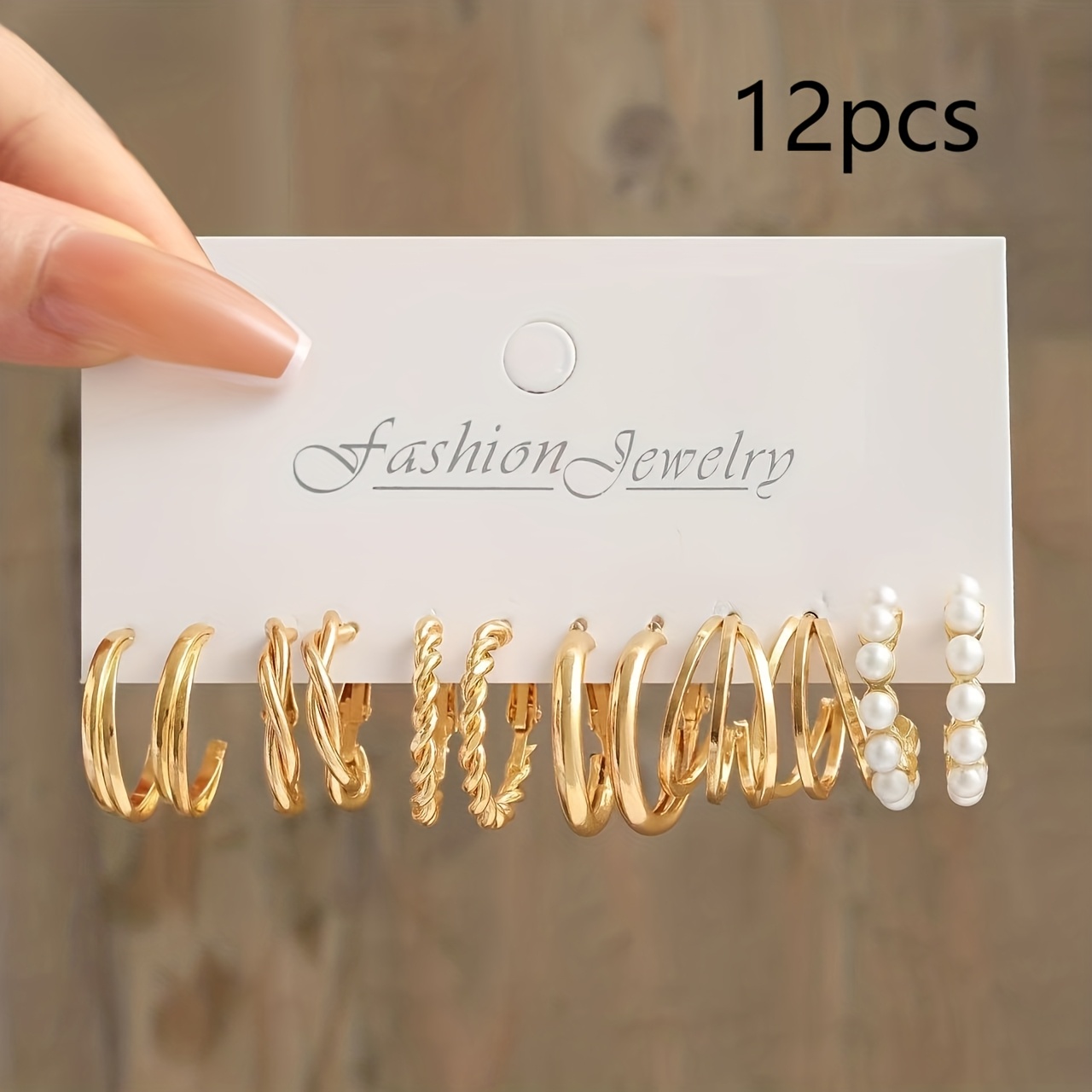 36pcs/12pcs Vintage Women's Earring Set, Simple And Elegant Square Women's Earrings, Suitable For Daily And Party Wear, Exquisite Holiday Gift