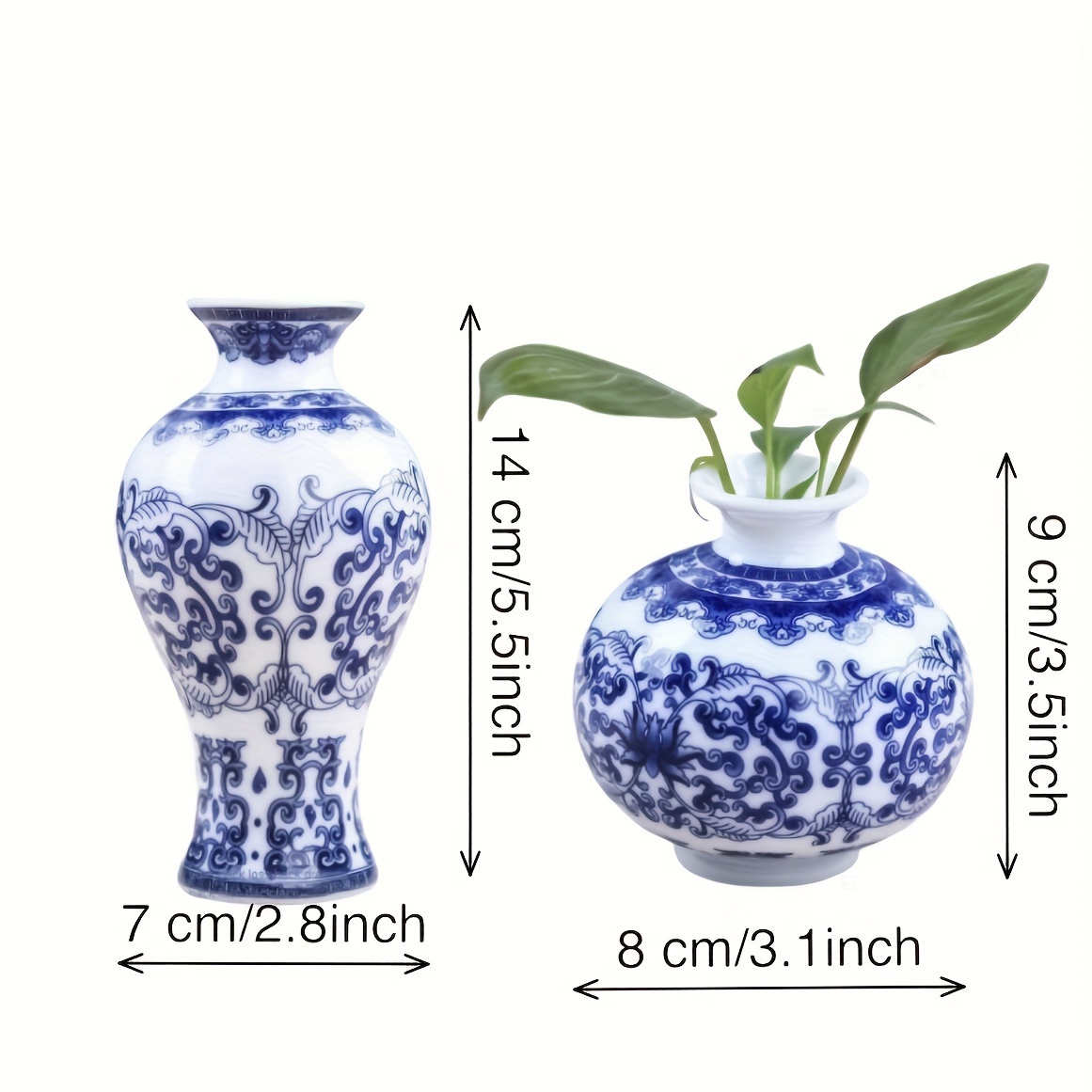 複数スタイル 白磁花瓶 手作り中国磁器 水耕栽培 合成宝石 ク セ フラ