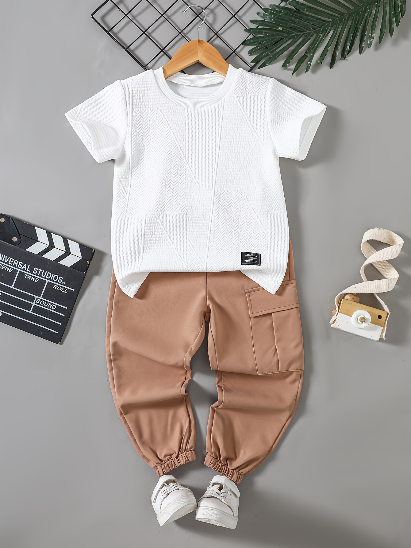 boys white shirt sold on Temu United States