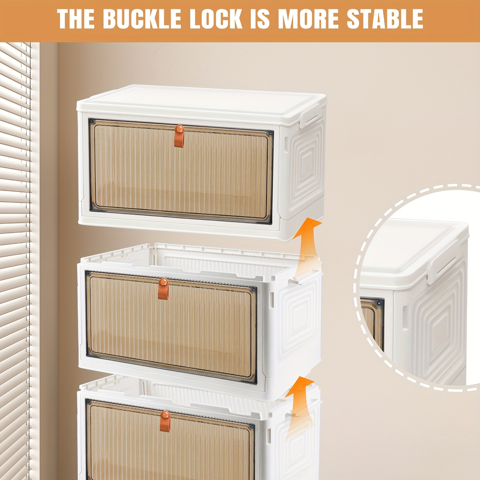 stackable storage boxes 3 4 5 tier large plastic storage box