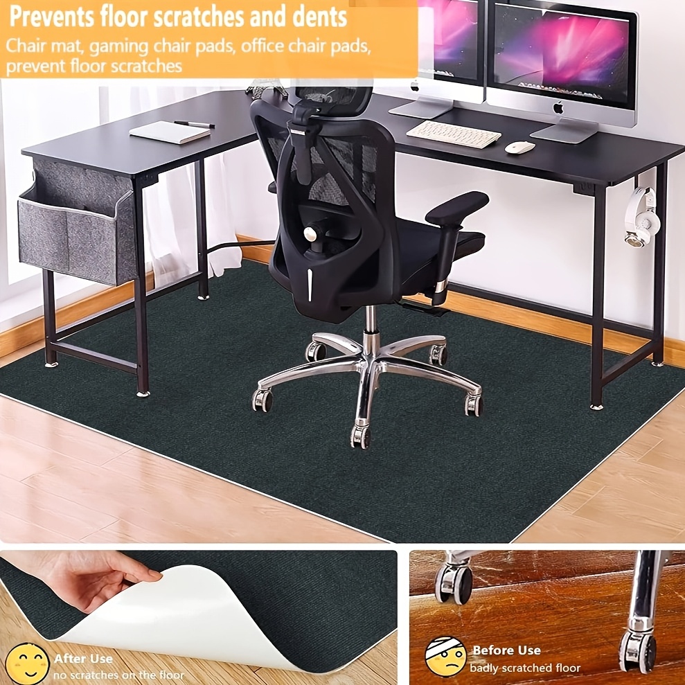 Computer Desk Desktop Floor Mat Desk Chair Mat SALLOUS Office