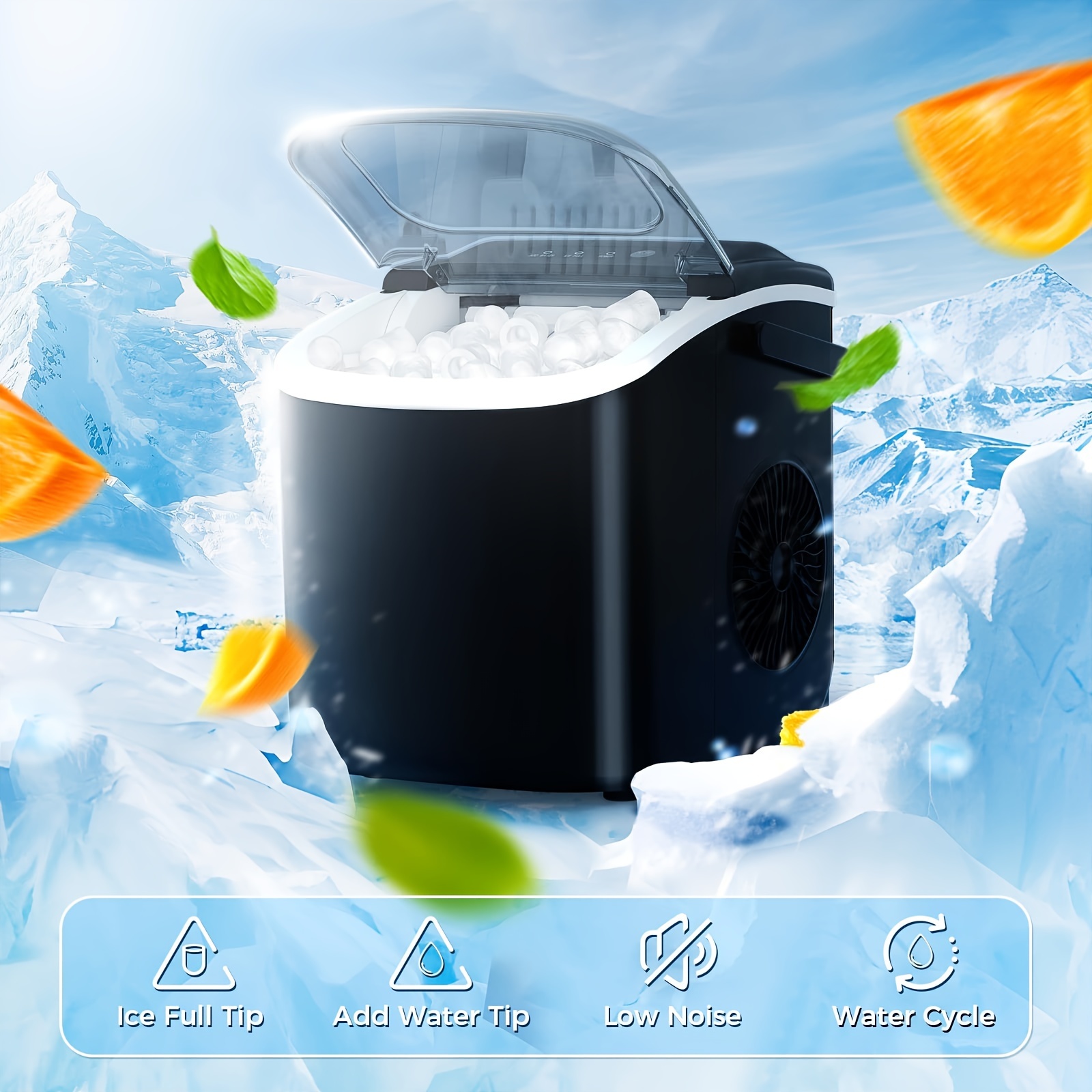 Panana Ice Make Machine,Countetop Ice Makes At Home