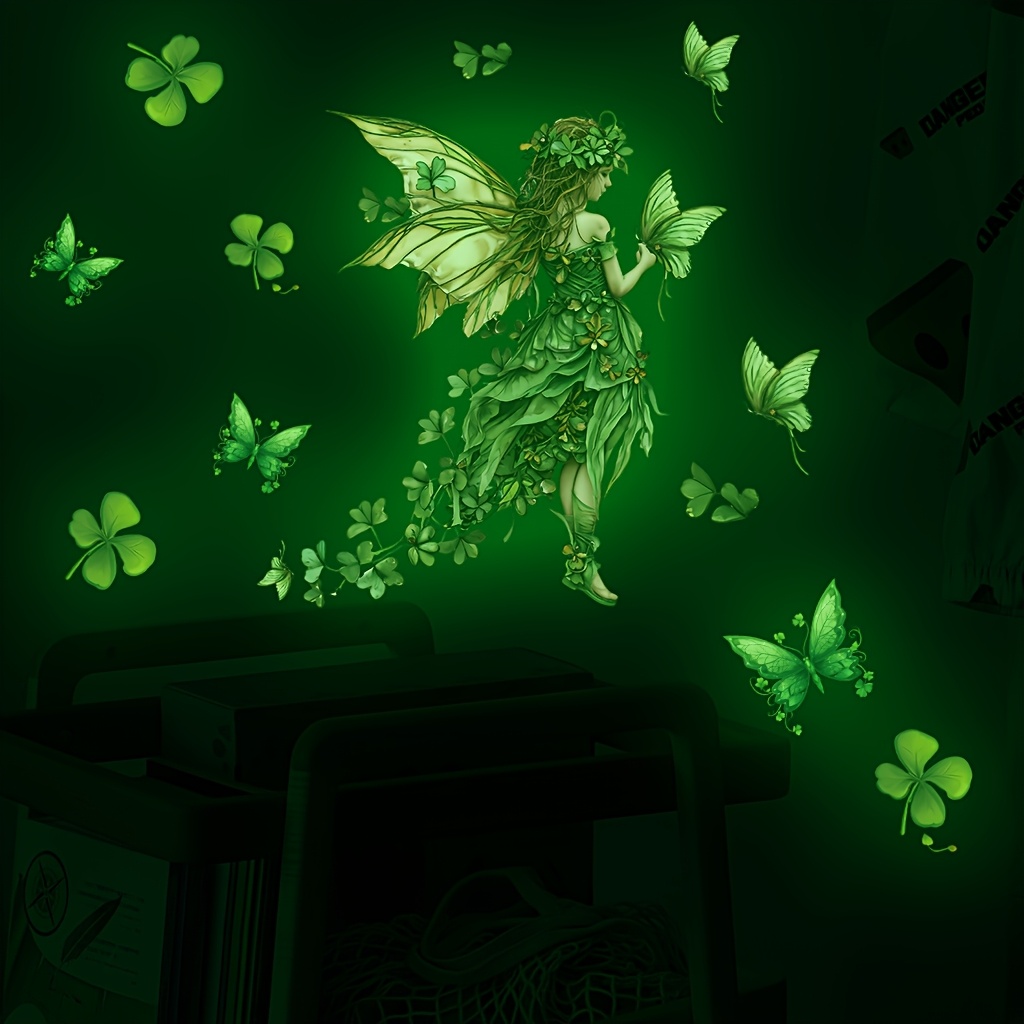 Image of 1pc And -in-the-dark Sticker Suitable For Living Room, Bedroom, Study And Other Background Walls
