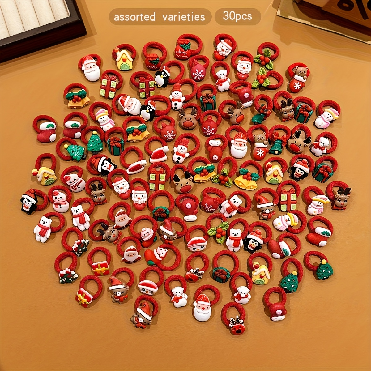 30pcs Random Style Christmas Hair Accessories Set