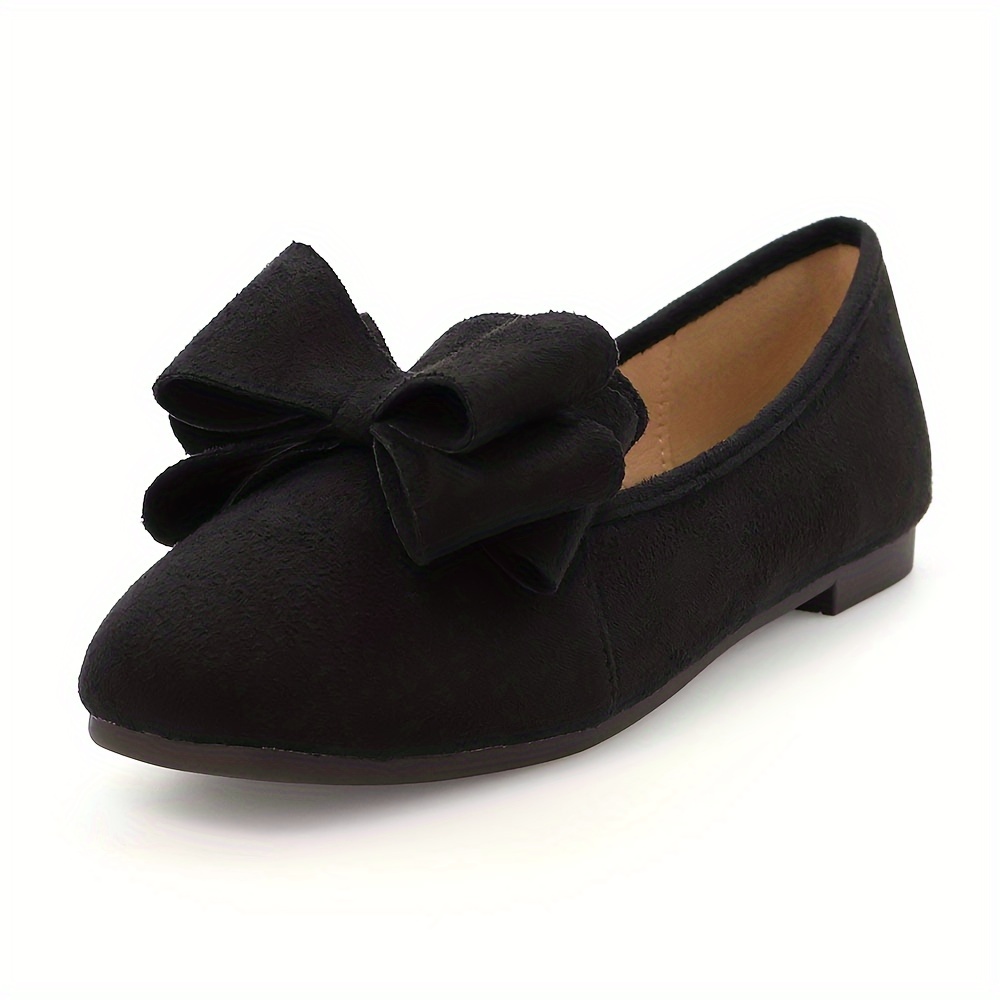 Women'* Toe Ballet Flats *able Bow Dressy Flats Shoes for Women Black Flat  Loafer Shoes * Ons Casual Holiday, Women Shoes