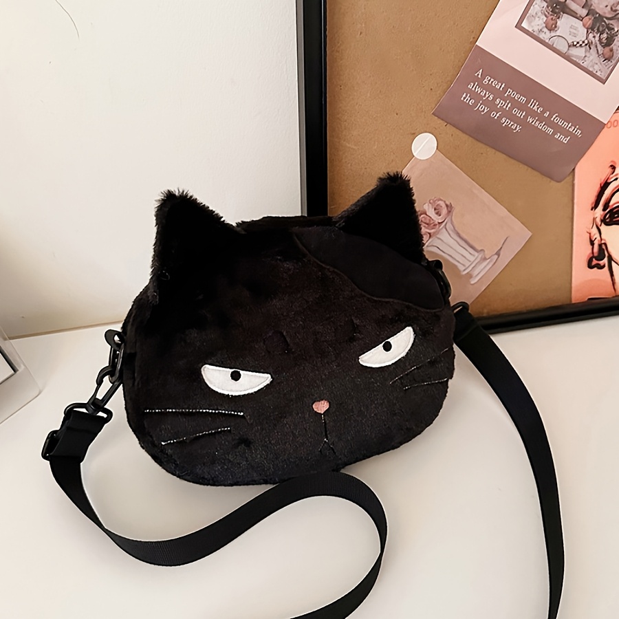 Creativefluffyplushcatshoulderbagforwomen, Sweety2kfashionminiphonehandbag, Crossbodybag