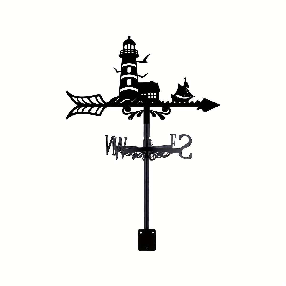 Image of Lighthouse Sail, Small Boat Sail, Seagull Sail, Metal Garden, Home, Decorative Windmill For Outdoor Use, Sail For Yard, Barn, Garden, Terrace Decoration