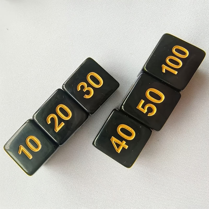 Black Family Game Dice for Card Games
