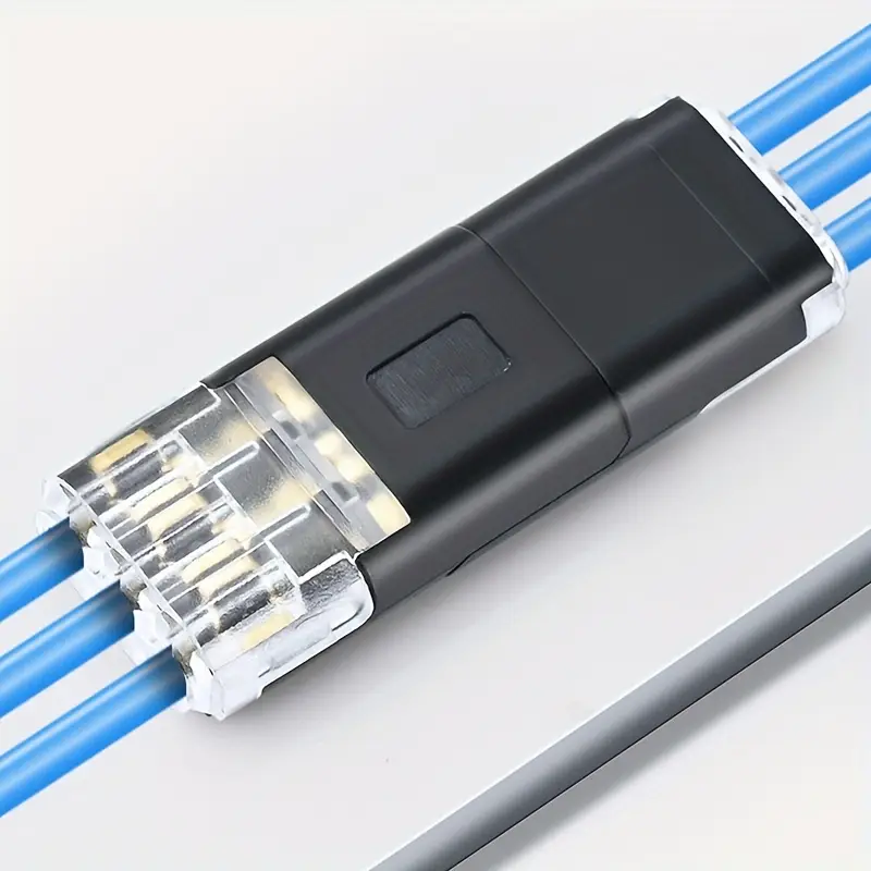 conectores de cable de empalme rápido de 10/ piezas, conectores de cable de 3 vías, conexión rápida, requiere de cable, terminales de cable universales de para soluciones de cableado eficientes detalles 3