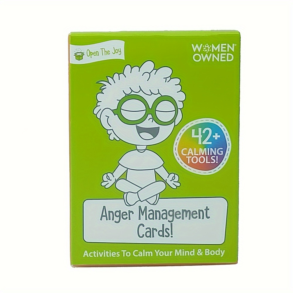 

1 Set Anger Management Card Game, Control Emotions And A Fun Card Game,family Gathering Travel Game