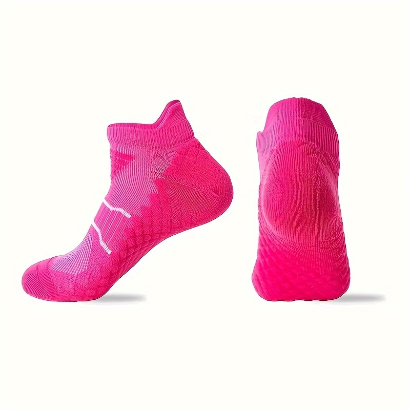 E-shop 1/5 Paar Premium Marathon-Laufsocken - Gepolsterte Stoßdämpfer mit Feuchtigkeitsableitender Schlaufenkompression - Ideal für Athleten, Sport &