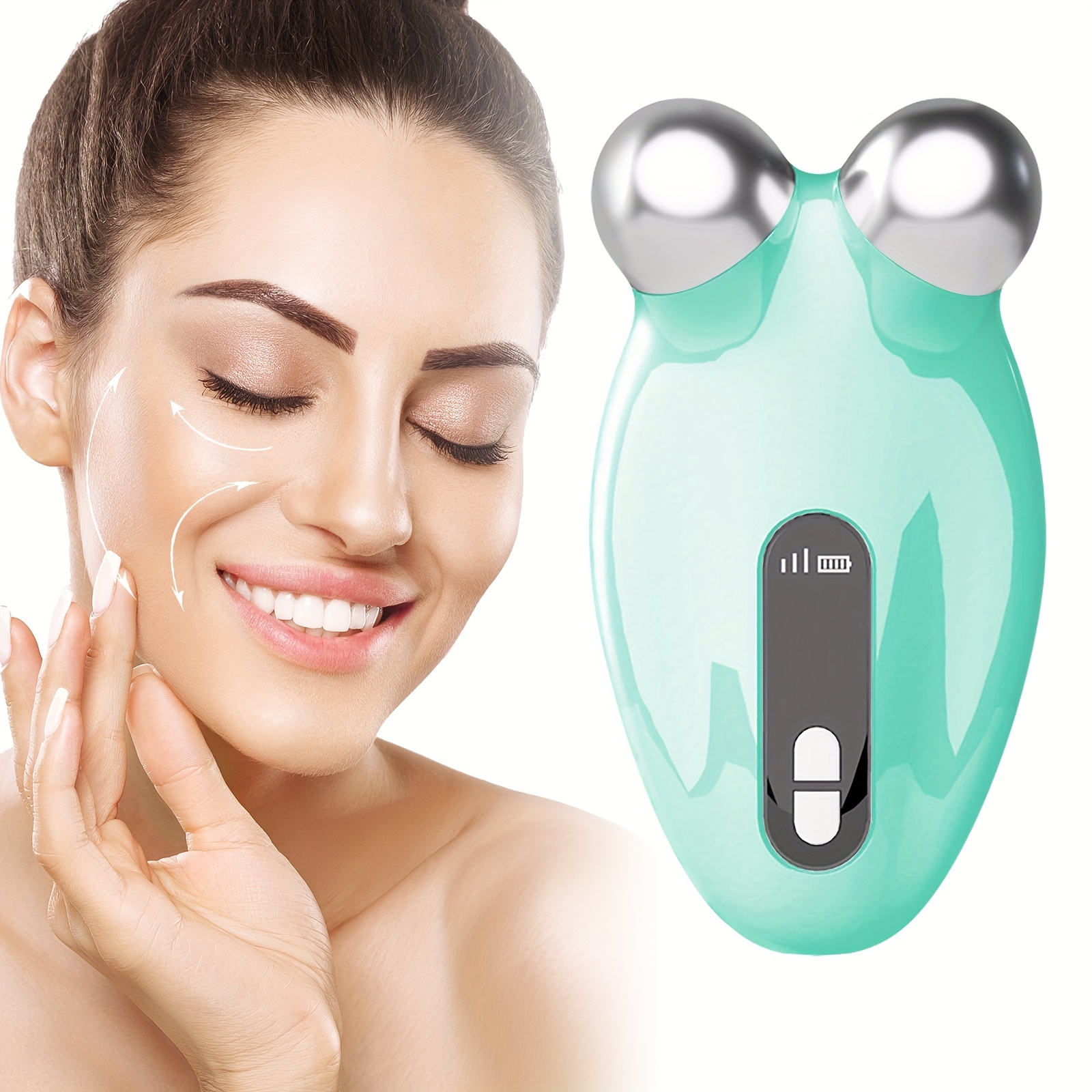 

New Neck Face Beauty Device, Skin Care Face Massage, 3 In 1 Facial Massager, Neck & Face Skin Tightening Massager, Skincare Tool For Contouring And Smoothing, Portable Face Lift Massage Equipment