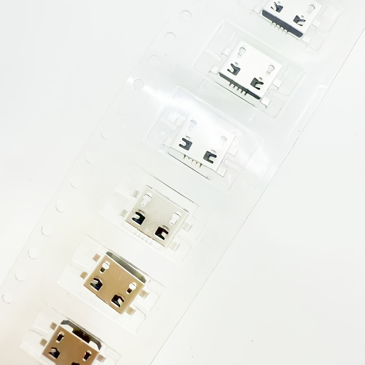 10 Weiße USB 2.0 Stecker – Typ-A 5P DIY Lötadap Produktbild-Vorschau 2