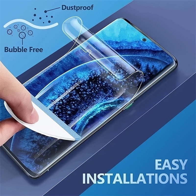 5 buc. folie protectoră HD din hydrogel pentru SamSung Galaxy S23, S24, S25 Ultra Plus, S21, S20 FE, S22+, S10, S10+, S23+, Note 20 Ultra 10 Plus, folie ecran moale, compatibilă cu recunoașterea amprentei, rezistentă la zgârieturi și urme de degete, acoperire completă
