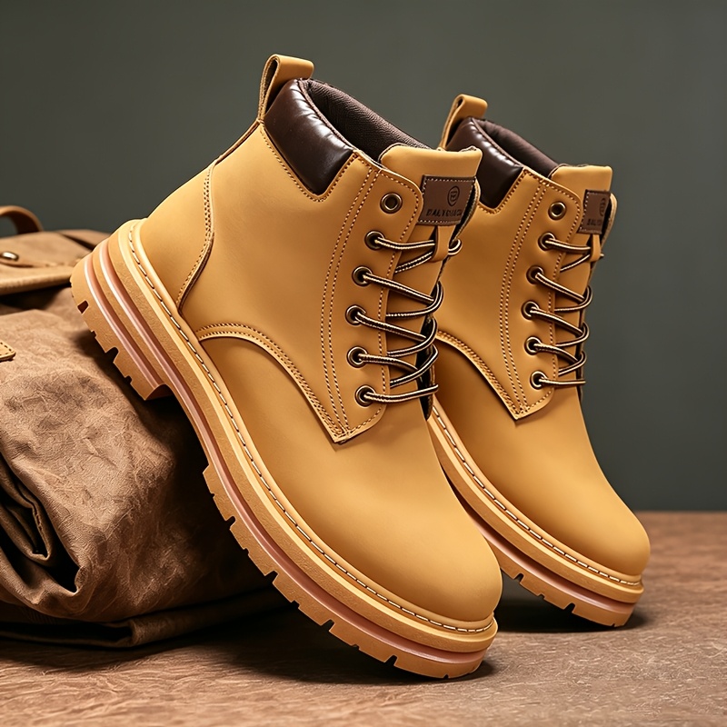 TEMU Sneakers, Men's Boots For Daily Outdoor Hiking, Casual Men's Boots, Fashionable And Versatile Shoes, Casual Boots, Available In 4 Colors,