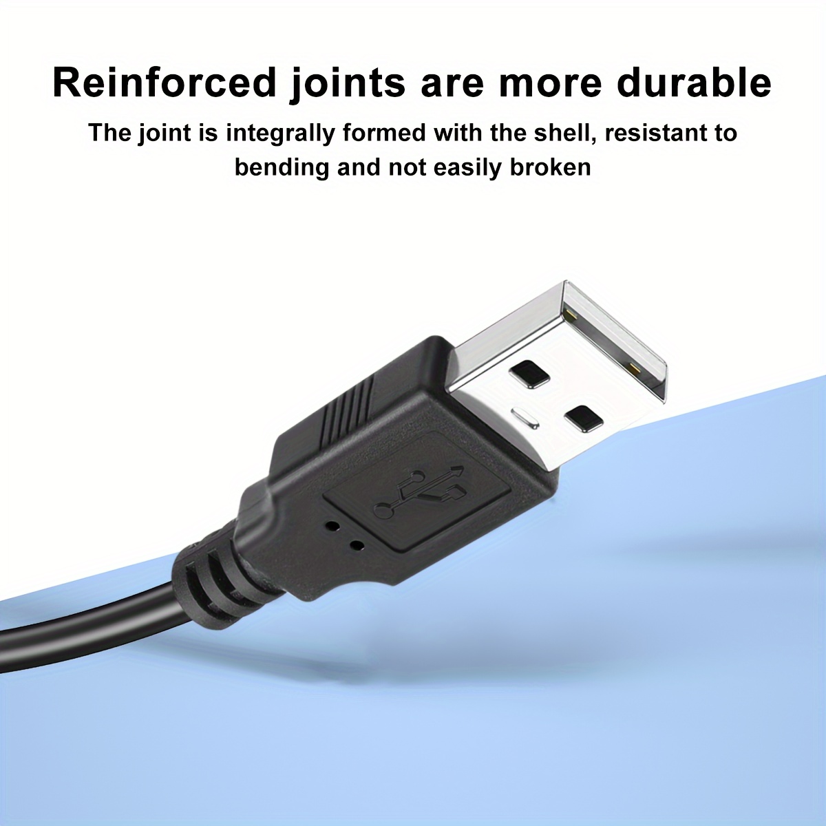 I-Zclive High-Speed USB 2.0 Extension Cable - Oxygen-Free Copper, Male to Female, Type A to A for Flash Drives, Hard Drives, Printers & Webcams, I-ZCLIVE