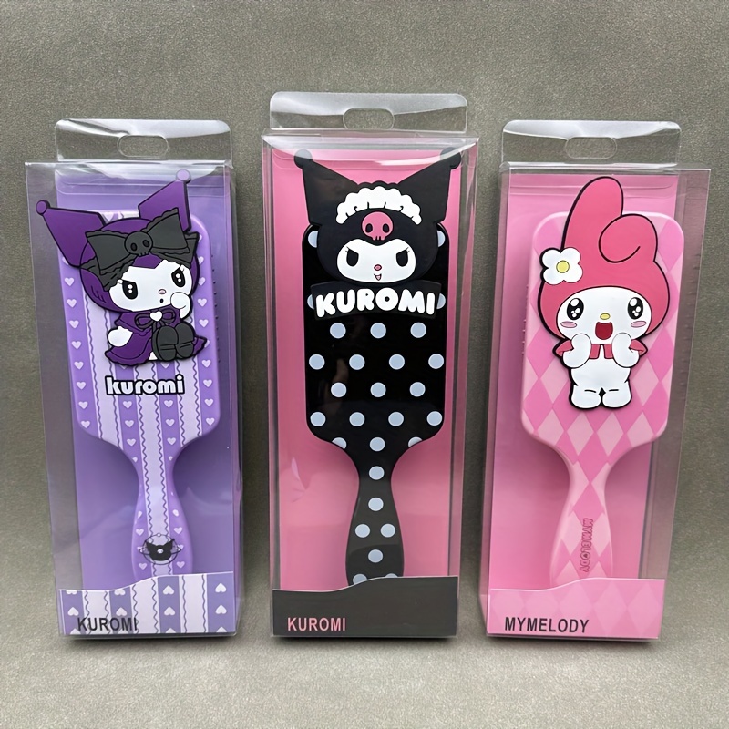 

1pc Air Cushion Comb Cute Cartoon Kuromi My Melody Decorative Comb Suitable For All Hair Types