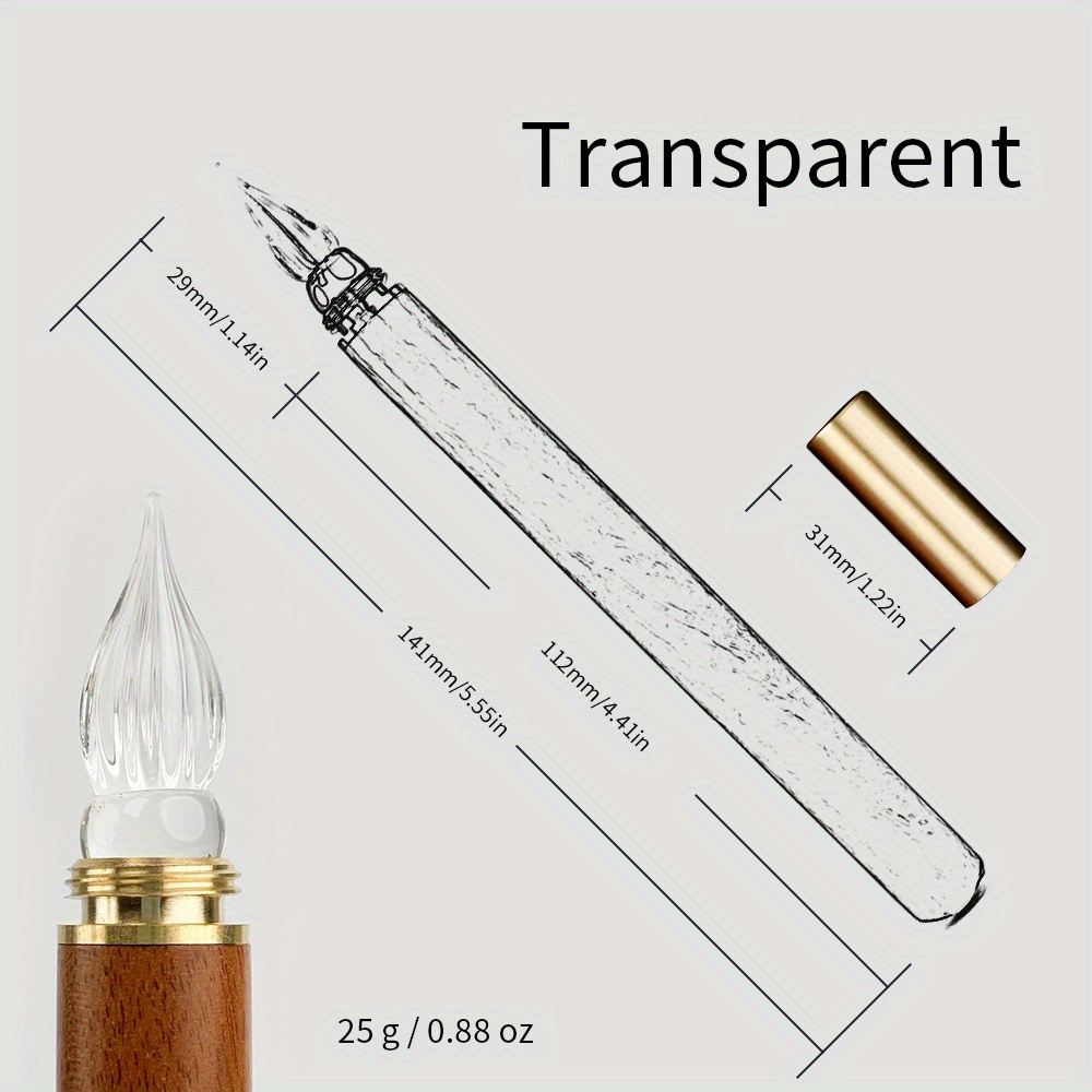 E-shop Seamiart . Glas Dip Pen, für Kalligraphie-Schüler und als Schreibwarengeschenk