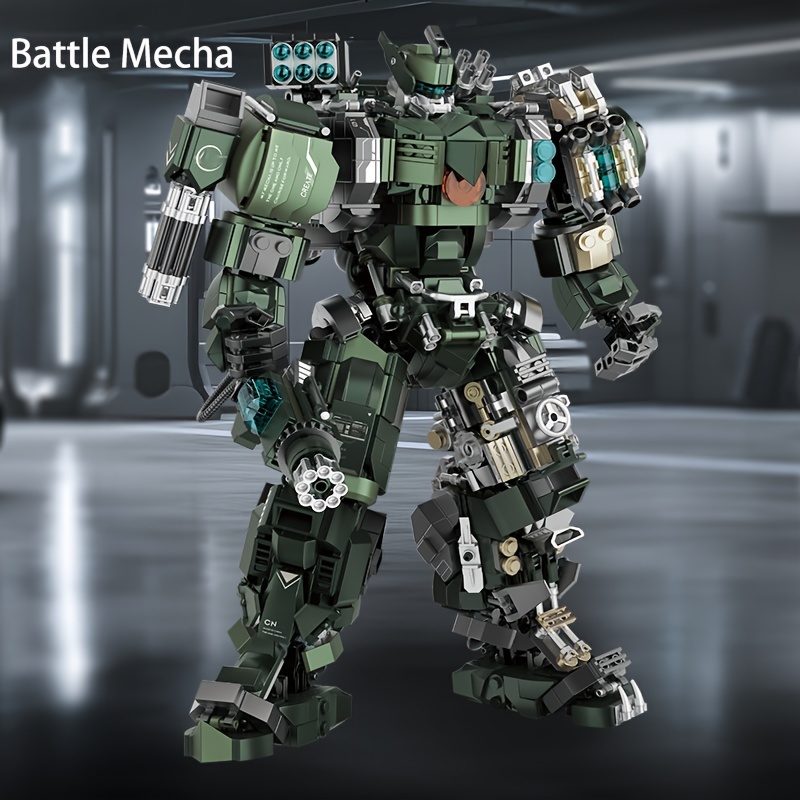 

1403 Pieces Large Mecha Warrior Building Blocks Set: Battle Robots Action Figure Model, Adult Assembled Toys, Model, Suitable For Ages 14 And Up, Abs Material