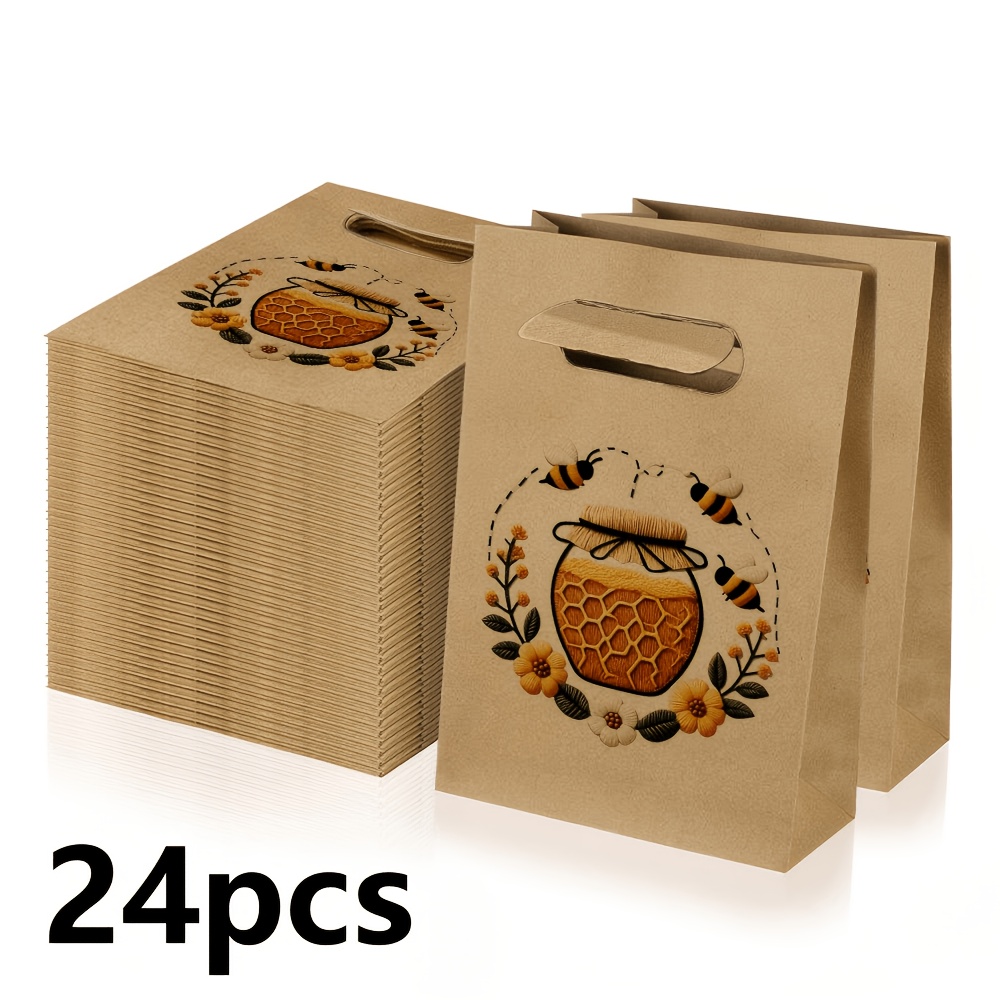 TEMU Borsa qualit� con design vintage a barattolo di miele, adornata con accenti , che un calore e una . Dotata di manici e base rinforzati per la