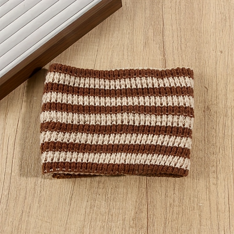 TEMU 1pc Temperament Fashion Autumn Winter Striped Hair Bands Hair Bands Fashion Hair Bands Wild Headband Hair Bands Holiday Gifts