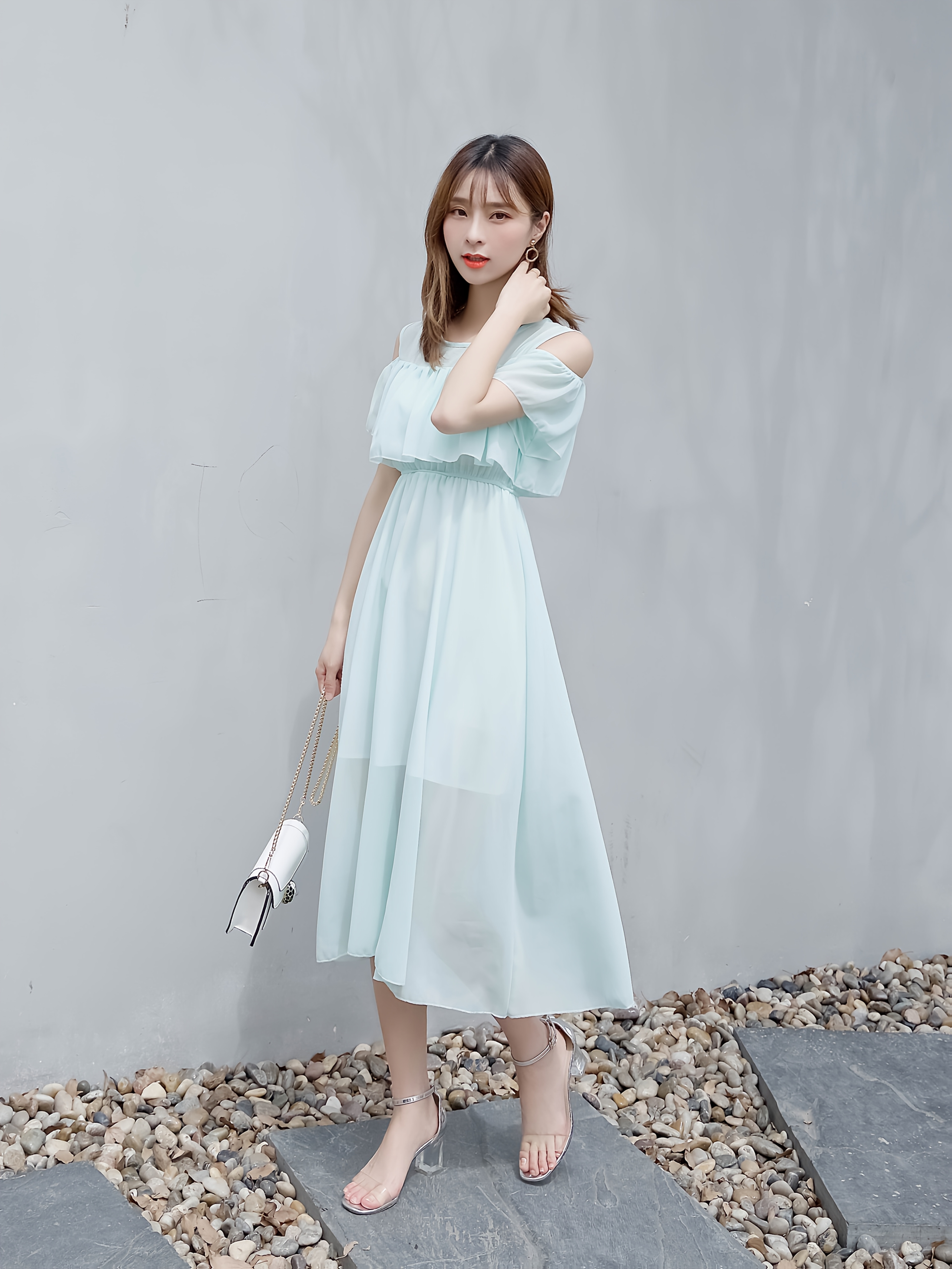 princess polly baby blue dress Cute Pink Cocktail Dresses main image 0