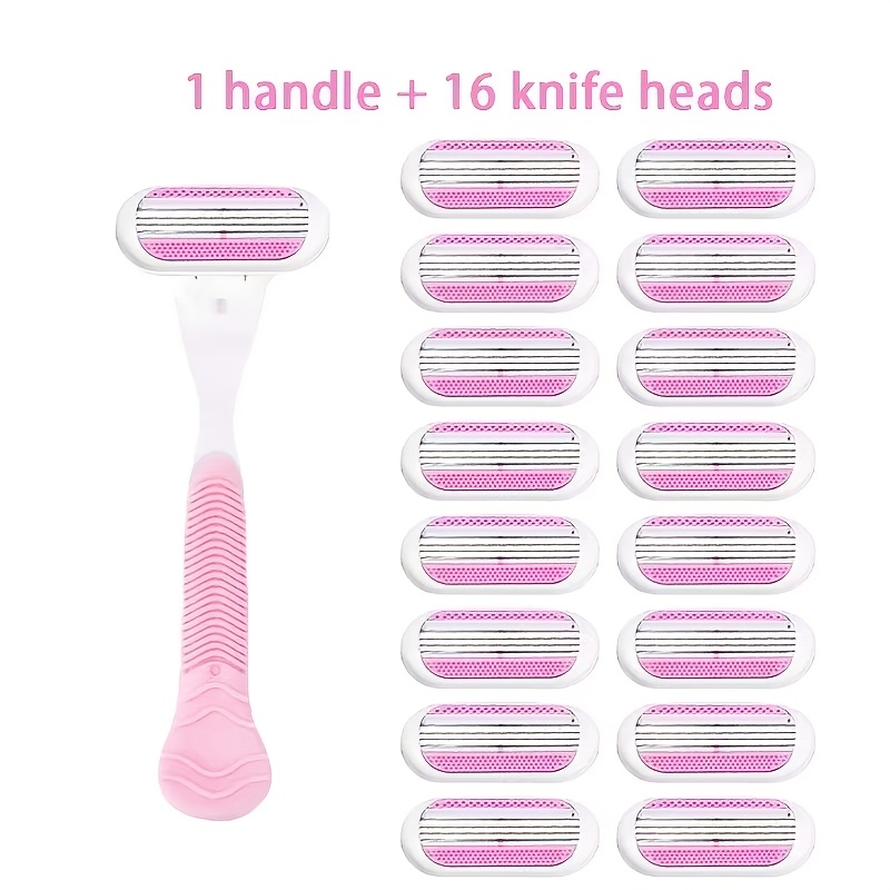 Image of Women's Razor, Hypoallergenic Stainless Steel , -protecting Lubricating Strip, Gentle & Smooth Shaving, Compact Portable For Legs, Underarms & Bikini Area