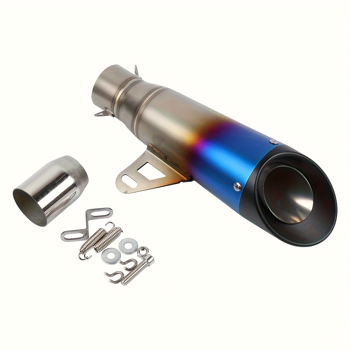 universal motorcycle exhaust pipe modification with 51mm diameter suitable for yamaha r6 r15 r1 r3 mt07 tmax155 xmax  250 pcx125 and many other motorcycles details 13