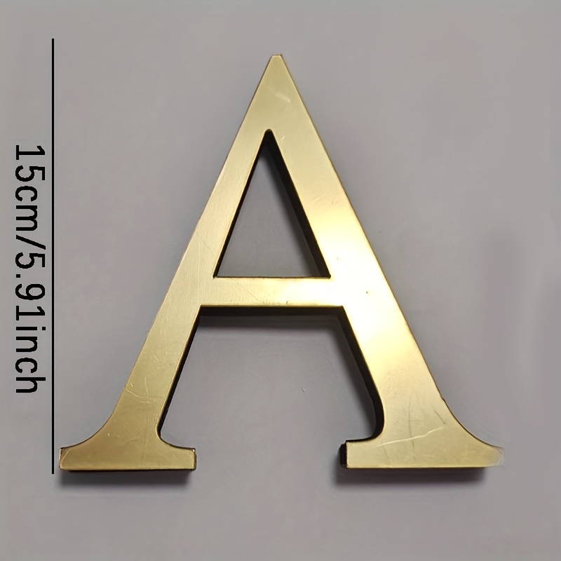 TEMU Panneau décoratif 2D plat en acrylique personnalisé, de lettres personnalisable, convient pour la décoration murale, la décoration de pièce, la