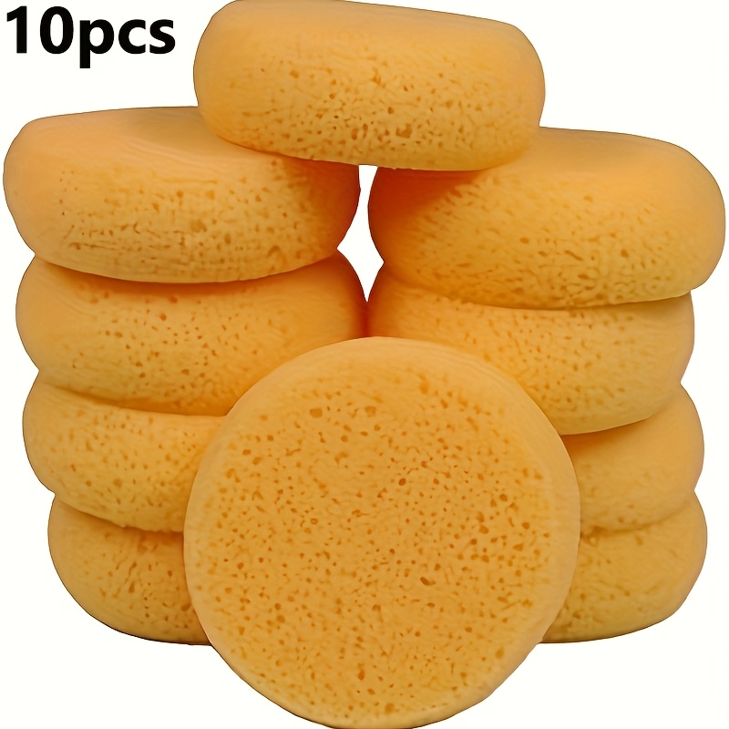 10  synthetic artist sponges in vibrant orange durable multi texture painting sponges for watercolor crafts pottery clay projects pottery accessories vibrant orange sponges durable sponges