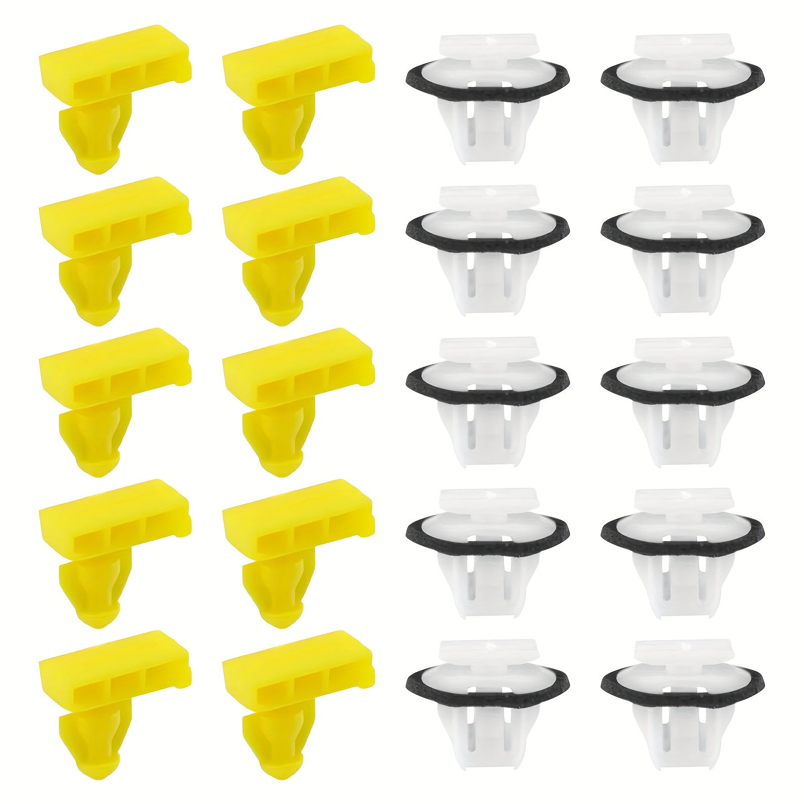 TEMU 20 Pezzi Clip per Ruota per for Nissan Juke , Kit di per Parafanghi Sostitutivi OEM #76847JG00A 76882JG10A
