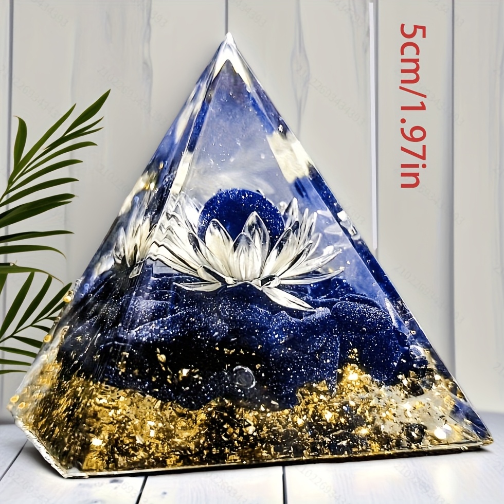 1pc For Lotus Pyramid, Desktop Indoor Decor, For Holidays!