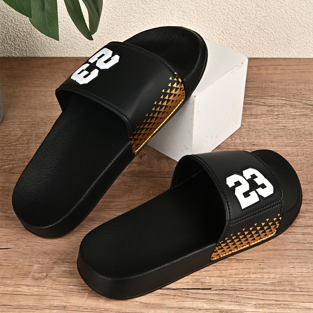 mens slippers new summer soft soled bathroom sandals indoor and outdoor non slip eva slippers outdoor beach flip flops Product details 1