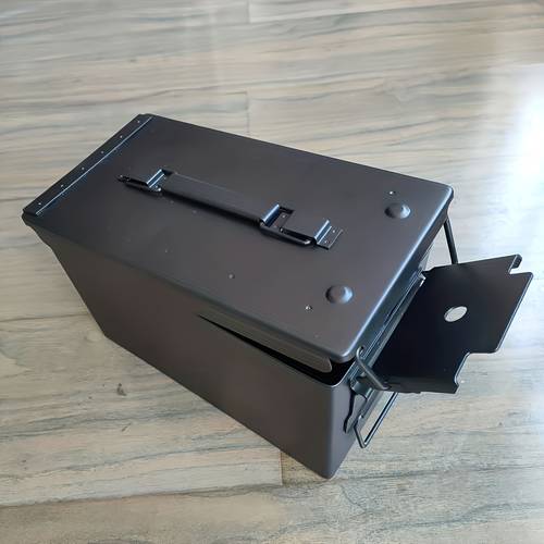 1pc metal tool box waterproof rectangle storage case with clip on closure multipurpose organizer for rc model battery hardware tools and accessories lidded storage bins for