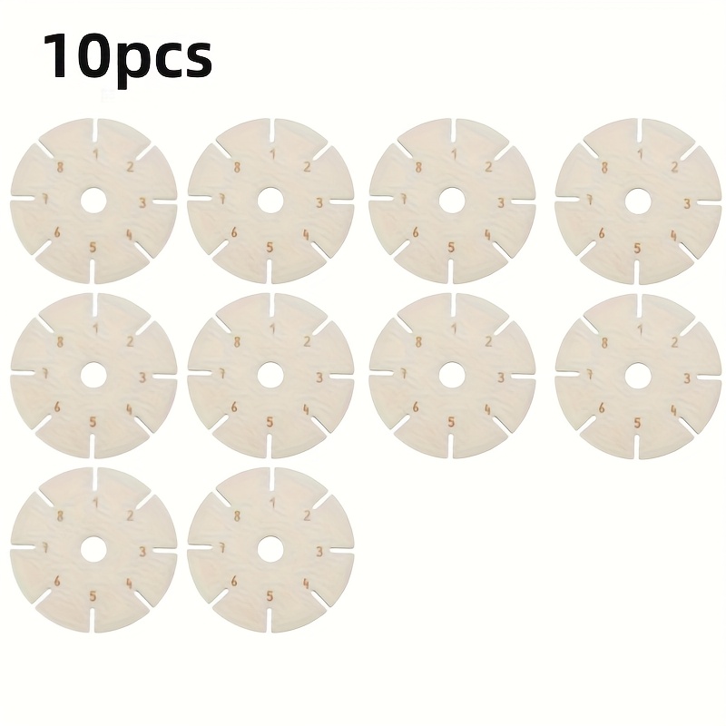 5/10pcs Of Wooden Round Weaving Boards, Lightweight And Durable Handmade Weaving Trays For, Fine Weaving Tools, Bracelet Making Wooden Crafts