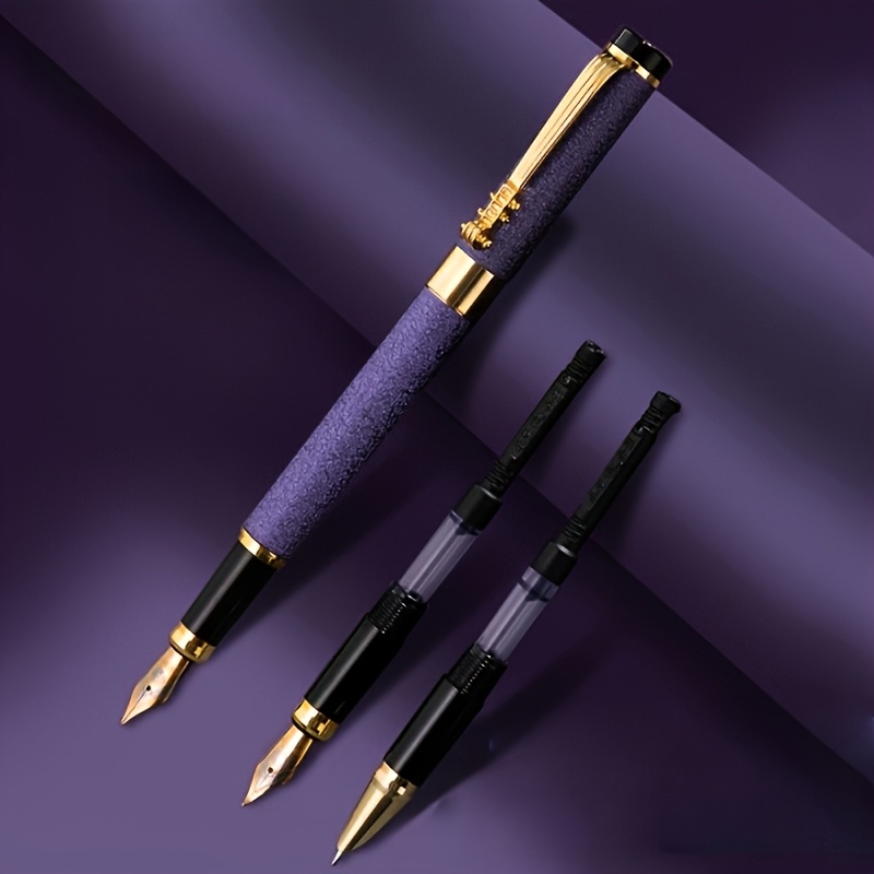 TEMU This New Elegant 3pcs Fountain Pen Set Features 3 Different Nib Sizes, Metal Nibs, And Exquisite Calligraphy Style. Suitable For Women And