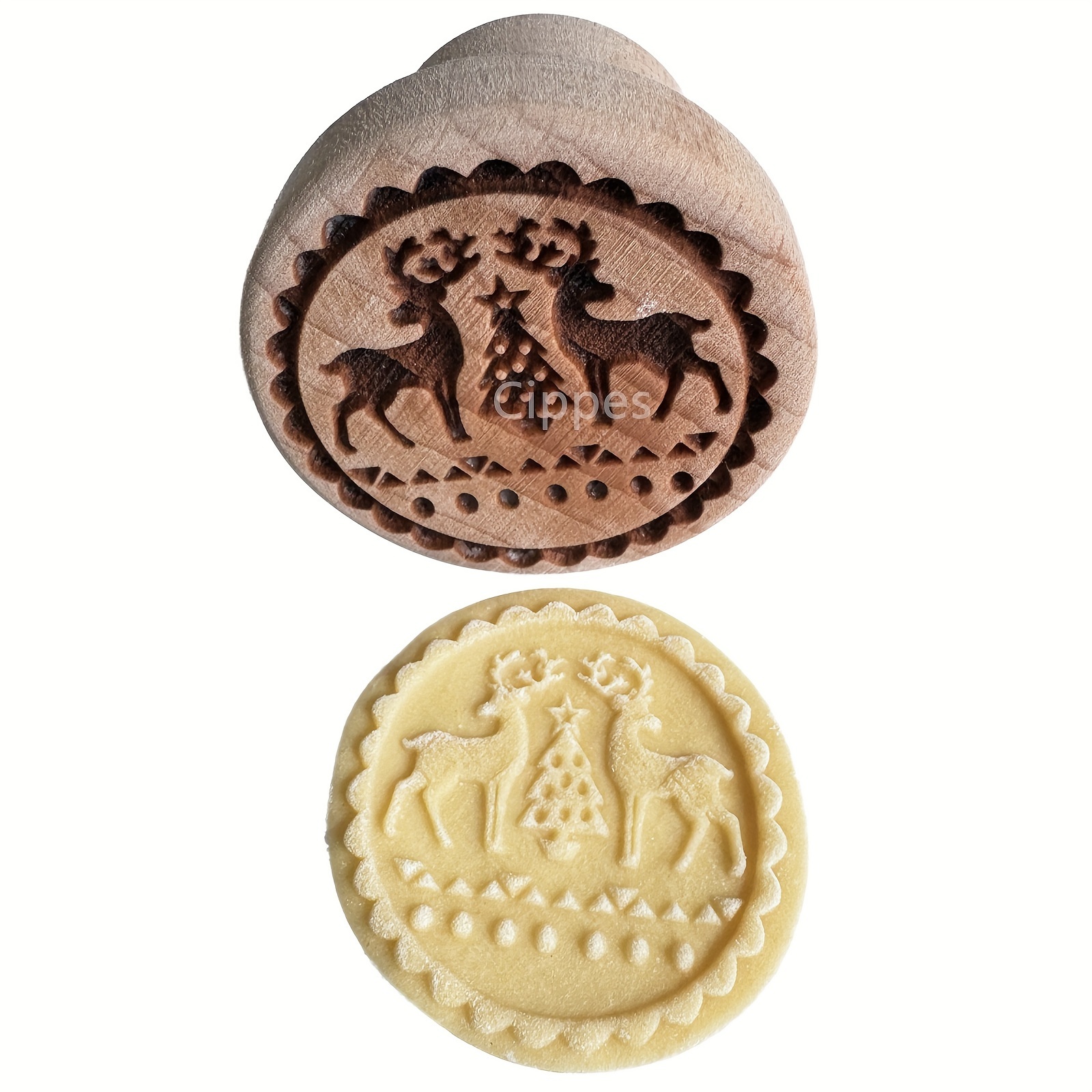 Christmas Cookie Embossed Seal