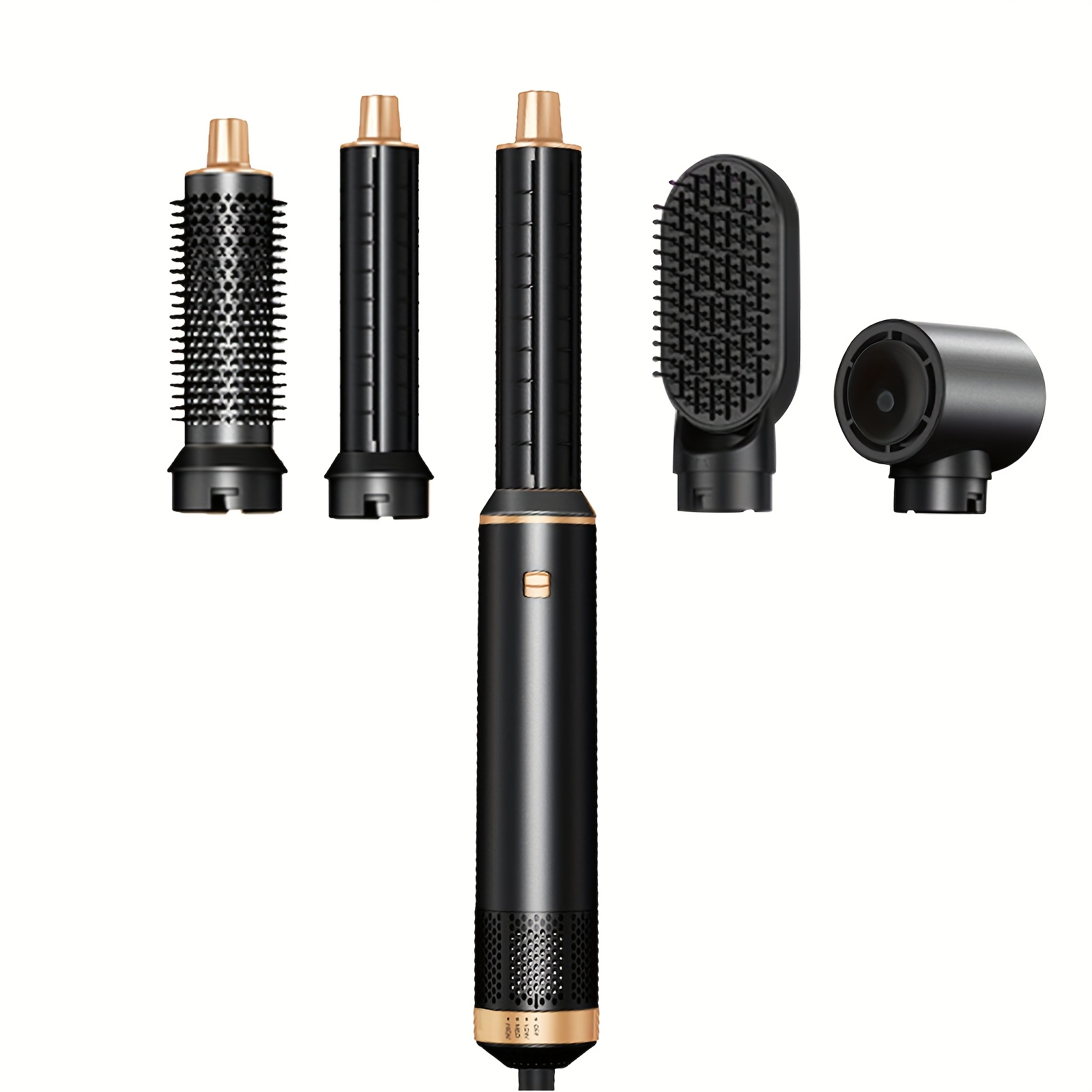 TEMU 5in 1 Hair Styler, Hair Dryer And Blow Dryer Brush, Hot Air Styler Without Heat Damage, Hair Dryer Brush And Auto Hair Wrap Curler, Styling Tools For Fast Drying And Styling