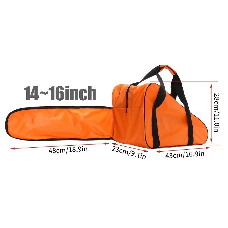 1pc Chainsaw Carry Bag - Durable Oxford Fabric, Portable Tool Storage For 14", 16", 18", 20" Saws And Additions, Chainsaw Additions