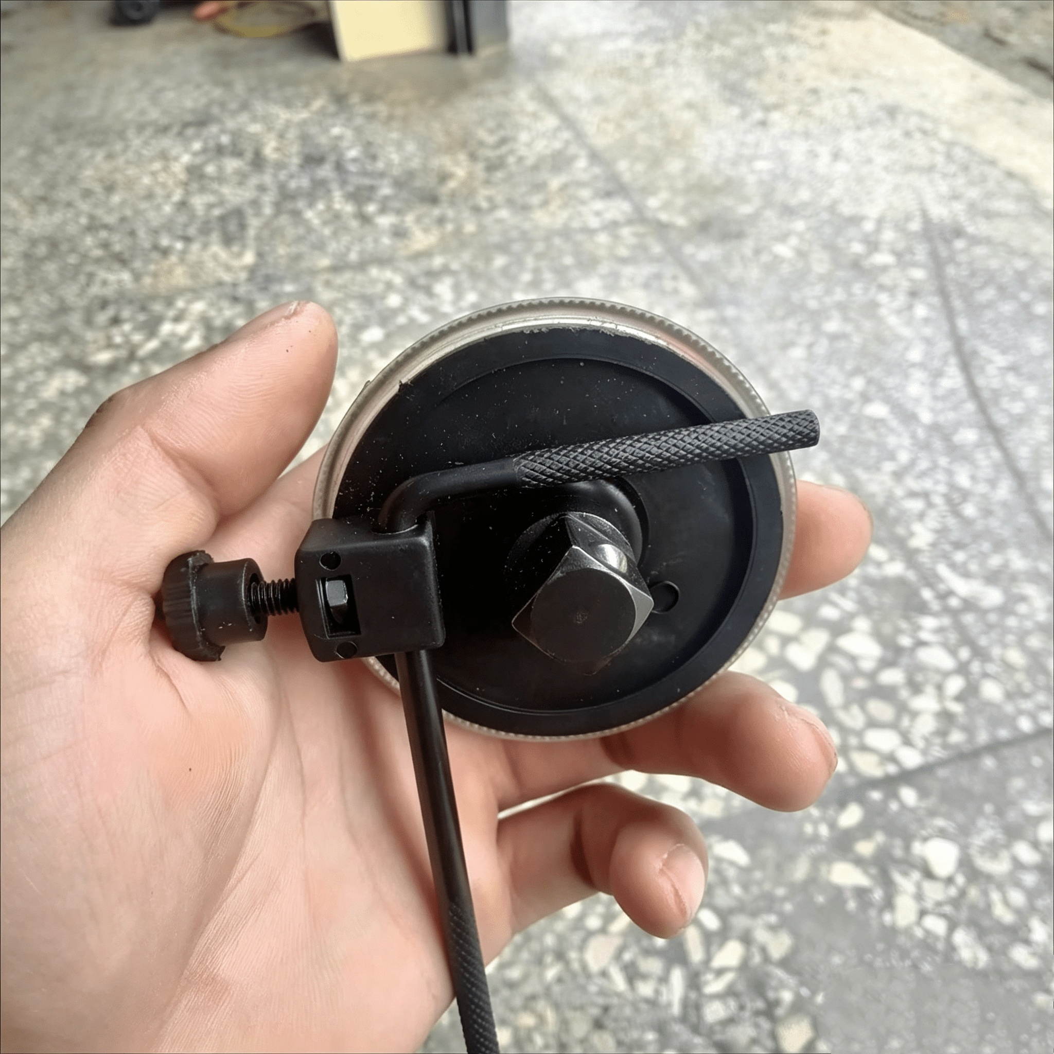 TEMU Driving Torque , With Clear Dial And Long Handle - Durable Steel Construction, For Accurate Car Maintenance And Repair - Includes Support Rod,