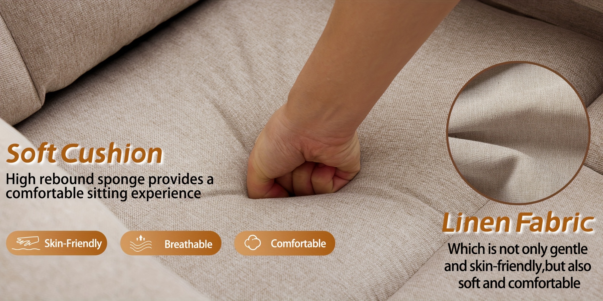 Close-up of Recliner Material