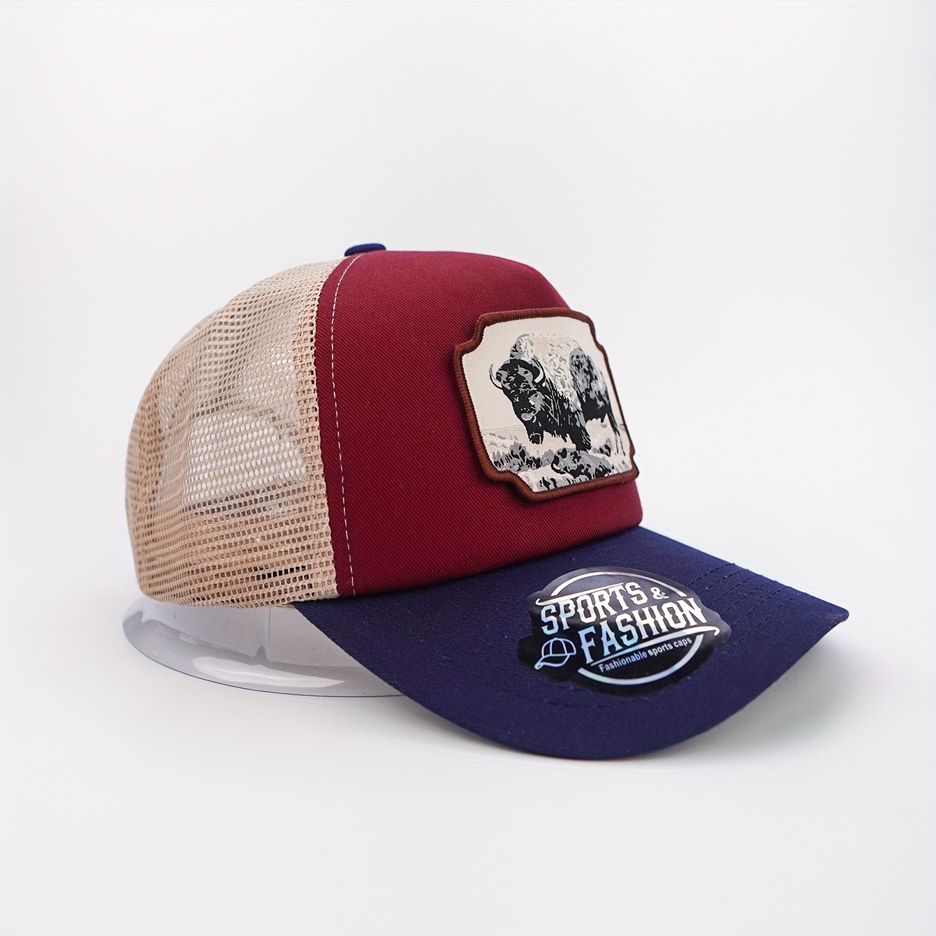 

Breathable Cotton- Baseball Cap With -, Animal Theme, Hand Washable